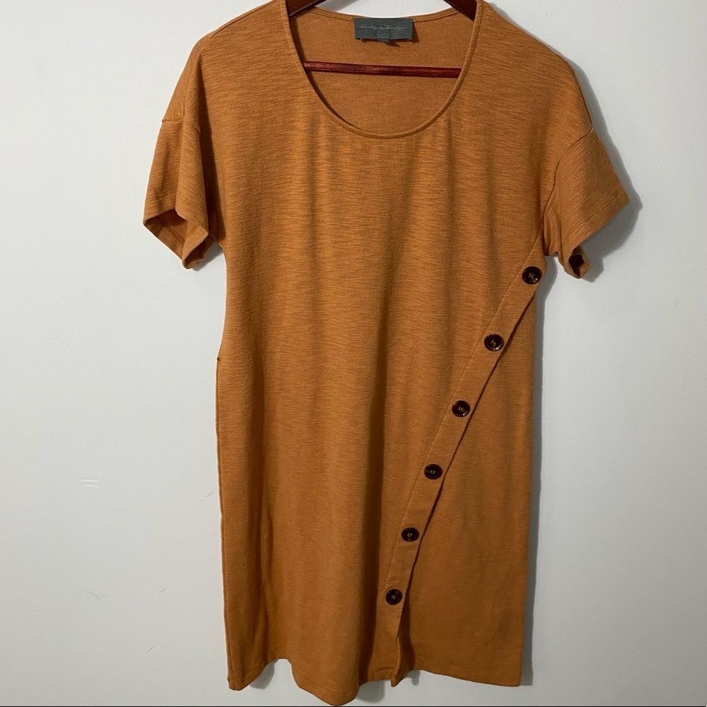 Anthropologie Sunday in Brooklyn Logan Button Tee Dress Size Small